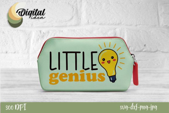 Back to School Little Genius SVG: Graphics and Crafts