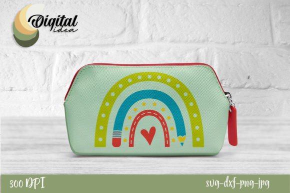 Back to School Pencil Case for Kids SVG: Graphics and Crafts
