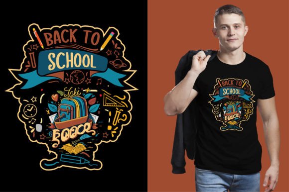 Back to School Retro T Shirt Graphics and T-Shirt Designs