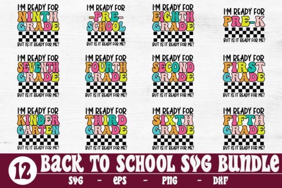 Back to School SVG Bundle 1st Day School