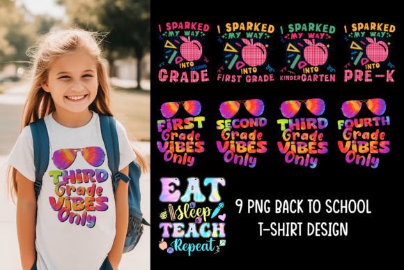 Back to School SVG Bundle: Graphics for T-Shirt Designs