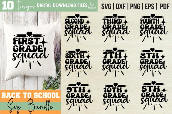 Back to School Svg Bundle Vol-5