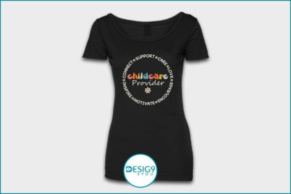 Childcare Provider Back to School Tshirt Graphics