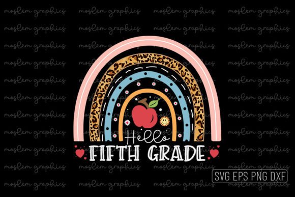 Hello Fifth Grade - Back to School SVG