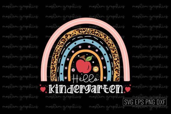 Hello Kindergarten - Back to School SVG