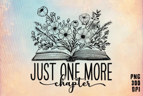 Just One More Chapter Back to School PNG Graphics