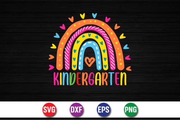 Kindergarten Back to School SVG Design for Crafts & Graphics