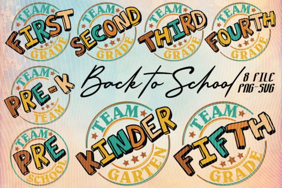 School Team Back to School T-Shirt SVG for Crafts & Graphics