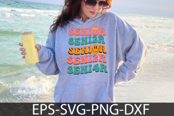 Senior 2024 Retro SVG for Crafts and Graphics